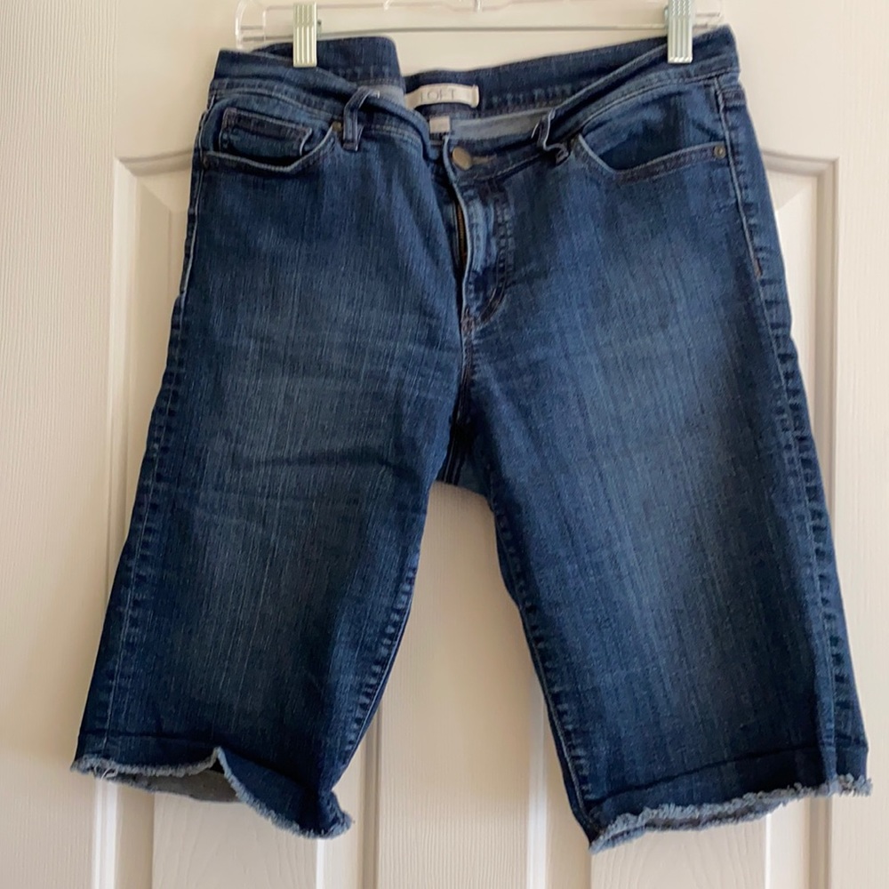 Loft jean shorts
